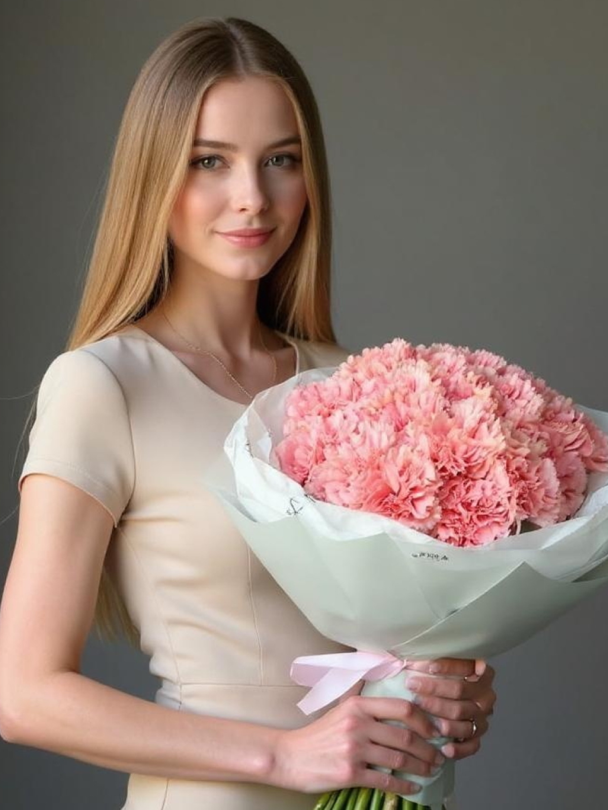 Букет из 15 диантусов