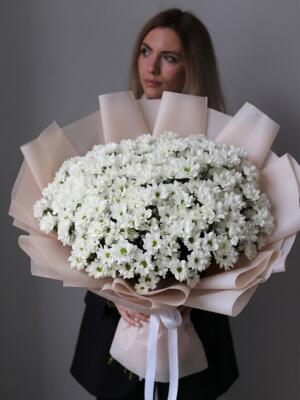 Букет из 25 хризантем