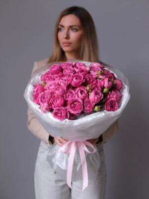 Букет из 11 роз Мисти баблз