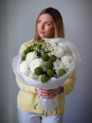 Букет из хризантем микс